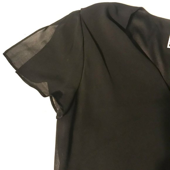 Vintage Sheri Martin Flutter-Sleeve Dress - Picture 2 of 3